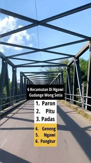 Kiro Kiro daerahmu bocahe yo setia ngeneki ra‼️📍Jembatan Kendung, Ngawi