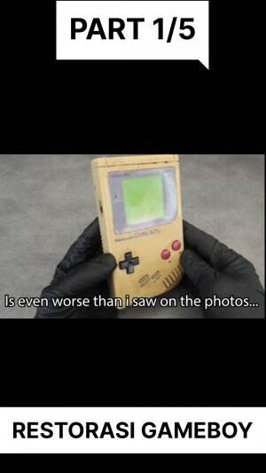 Restorasi GameBoy yang rusak

#videorestorasi #gameboy