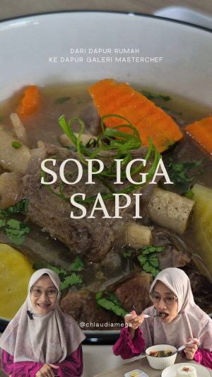 SOP IGA SAPI, DARI DAPUR JUALAN KE DAPUR GALERI MASTERCHEF INDONESIA #onlineauditionmci13
