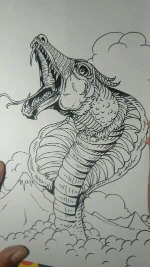 Yuk Belajar Menggambar Monster Ular Cobra Guys 