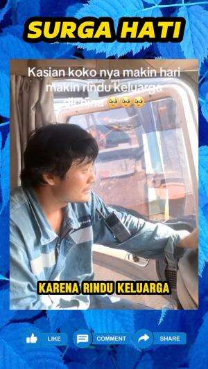 Pria ini hanya bisa termenung, saat rindu dengan keluarganya, namun belum punya cukup uang untuk pulang ke negaranya.