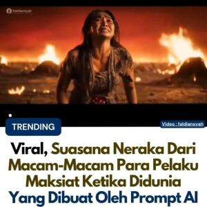 Gambaran penyiksaan akhirat yg dibuat oleh Ai
 #Ai
 