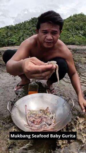 Mukbang Seafood Baby Gurita #Mukbang #seafood #gurita #kuliner #RCTIPlus 