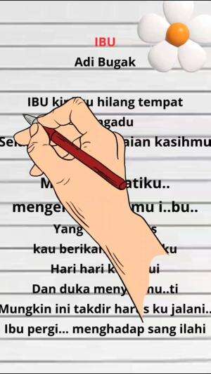 Lirik Lagu IBU || Adi Bugak. #SesamaMusisi #musik #musicvideos 