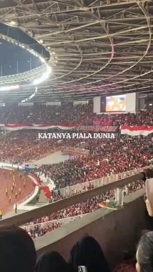 Semua bersenandung  #pialadunia  #sepakbolaindonesia  #duniabola  #timnasday  #RCTIPlus 