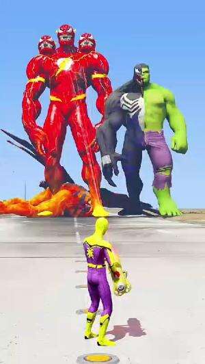 Superheroes Vs Giant Hulk And Flash Venom Match, Who is the Powerful

#monetisasirctiplus  #monetisasi 