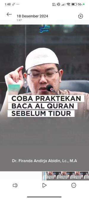 manfaat membaca qur'an sebelum tidur 

#muslim #kajian #nasihat #islam #salaf #dakwah #hijrah 