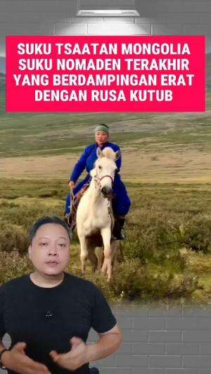 Suku Tsaatan Mongolia suku salah satu suku nomaden terakhir yang berdampingan erat dengan rusa kutub #Tsaatan #Mongolia 