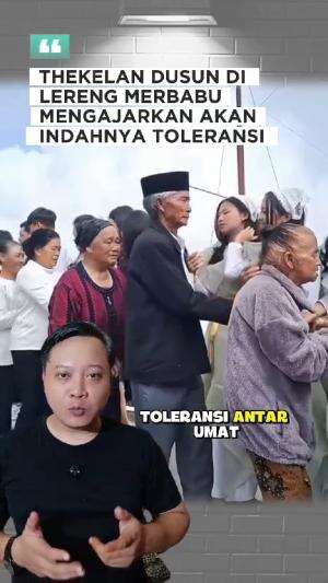 Dusun Thekelan contoh nyata kehidupan toleransi umat beragama #dusunthekelan #toleransi 