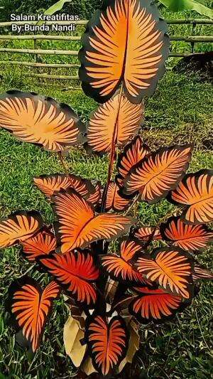 Bunga Keladi Thailand dari Plastik Kresek
 #kerajinantangan