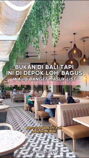 SPOT HANGOUT DI DEPOK RASA BALI❗❗❗ AAAA gilaaaa!!! @hellosundayindonesia vibes Bali banget cuiii!! #Depok #WargaDepok #Rekomendasi #Kuliner