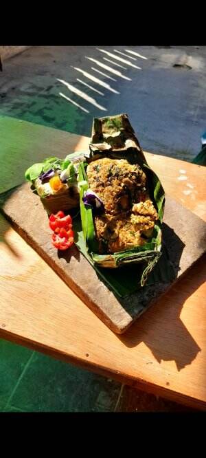penjual sayur ikut master chef nasi bakar ikan asap
