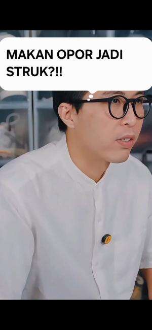 apakah benar opor penyebab struktur?! 
#kesehatan 