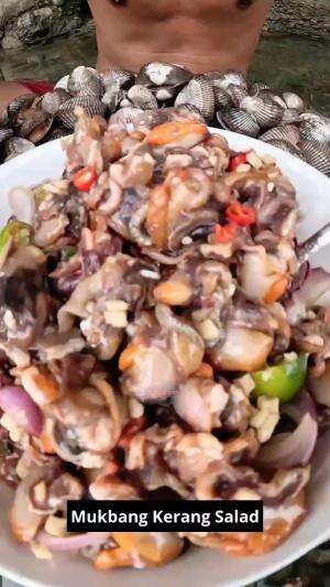 Mukbang Kerang Salad #Mukbang #SaladandPanSauce #RCTIPlus 