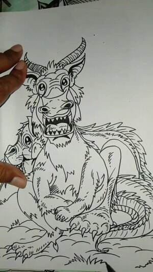 Yuk Belajar Menggambar Monster Sapi dan Kucing Guys 
