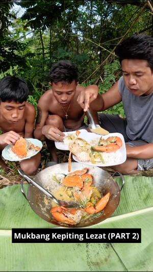 Mukbang Kepiting Lezat (PART 2) #Mukbang #kepiting #lezat #KulinerLezat #kuliner #RCTIPlus 