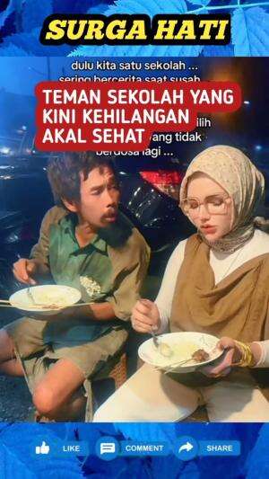 Wanita ini dengan senang hati ajak makan seorang ODGJ, yang dulu sempat menjadi teman sekolahnya.