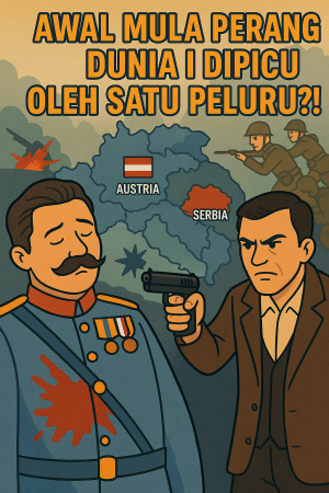 1 kejadian dengan dampak yang sangat besar.
Perang hanya membawa bencana dan nestapa. 
 #sejarahdunia  #faktasejarah