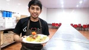 BUKHORI RICE ( NASI BUKHORI ) II BAKED CHICKEN ( AYAM PANGGANG) ll ARABIC SALAD ( SALAD ARAB) #onlineauditionmci9