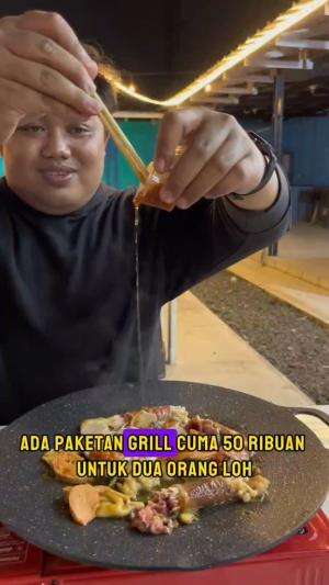 Kapan lagi grill cuma 25ribuan/orang guys. Samperin langsung. Lokasi ada di Video