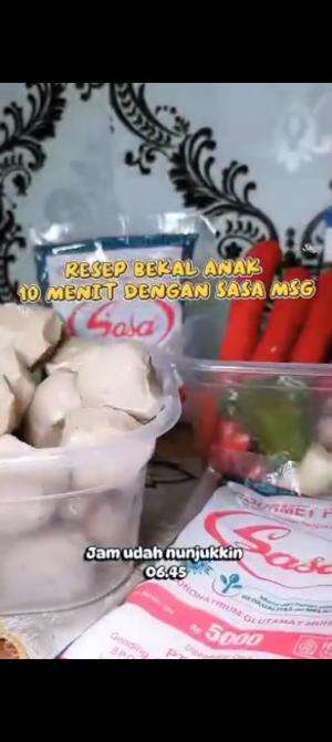 bekal untuk anak sekolah..
#sasa #sasaMSG #ide utk bekal makan siang #RCTIPlus #HOTrctiplus #fyp 