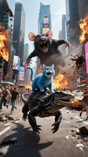 "Transformer Cats Face Monster Rats – You Won't Believe the Ending!" #epicbattle #robotvsmonster #fyp2025 
