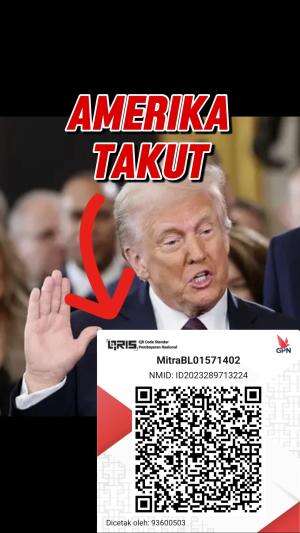 amerika takut dengan qris Indonesia #Amerika #qris #indonesia