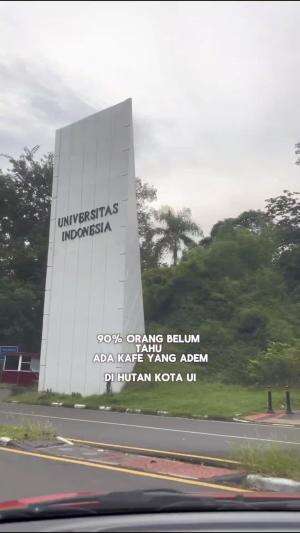 90% ORANG BELOM TAU, ADA CAFE ADEM DI DALAM HUTAN KOTA UI