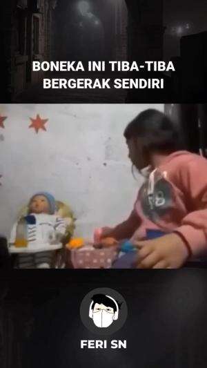 Boneka ini tiba2 bergerak sendiri #penampakan #hantu #short 