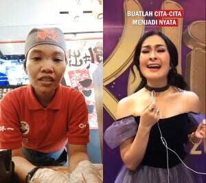 lagi kerja tetap sempatkan ikut challange 