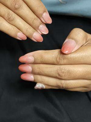 tutorial Korean Ombre Nails #nailart 