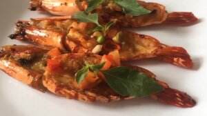 Udang Bakar Jimbaran Sambal Goang