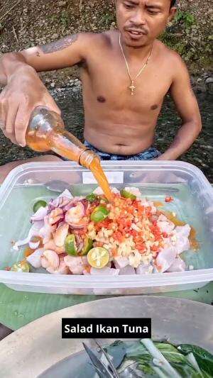 Salad Ikan Tuna #salad #ikantuna #tuna 