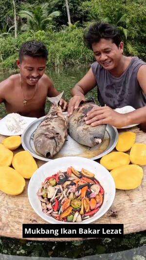 Mukbang Ikan Bakar Lezat  #Mukbang #ikanbakar #lezat #kuliner #RCTIPlus 