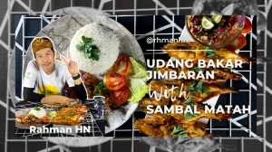 Menjadi Pemenang MasterChef Indonesia Season 10 It's My Dream Chef ! Rahman HN, 27 YO - Udang Bakar Jimbaran dengan Sambal Matah Khas Bali