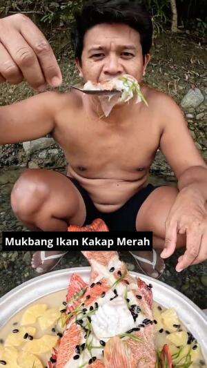 Mukbang ikan kakap merah #Mukbang #ikankakap #kakapmerah #RCTIPlus 