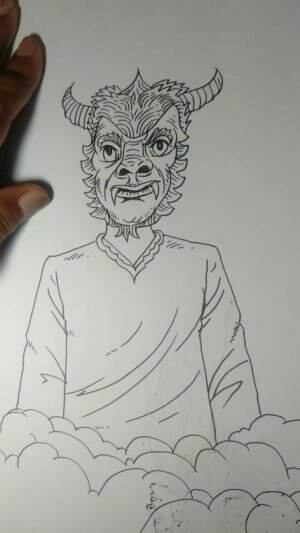 Yuk Belajar Menggambar Raja Setan Guys 
