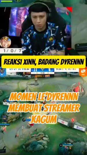 satu momen Badang Le'Dyrennn membalikan keadaan reaksi ora streamer bikin kagum..
#MobileLegendBangBang  #mobilelegends  #MLBBIDCreator  #fa
