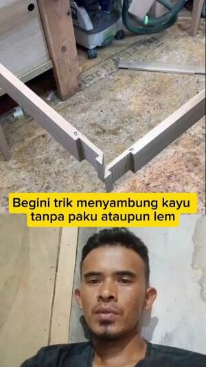 trik menyambung kayu tanpa paku ataupun lem  #tukangbangunan  #viral  #tukang 