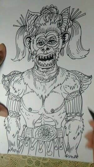 Yuk Belajar Menggambar Panglima Kera Guys