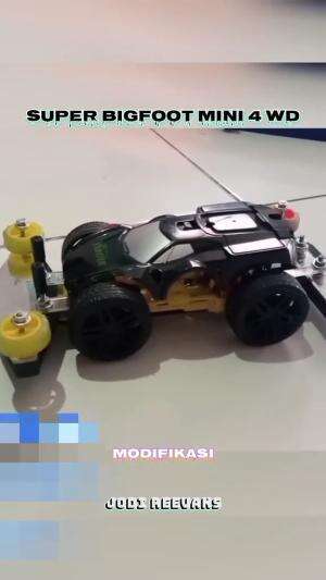 #SUPER BIGFOOT MINI 4WD MODIFIKASI