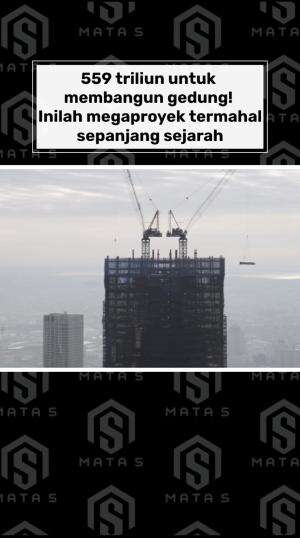 559 triliun untuk membangun gedung! Inilah megaproyek termahal sepanjang sejarah