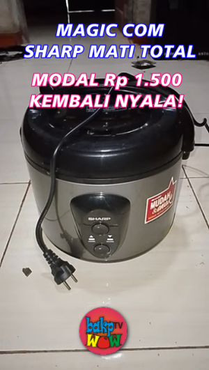 Cara memperbaiki rice cooker mati. Modal 1500k. #teknisielektronik #elektronik #ricecooker #tutorial 