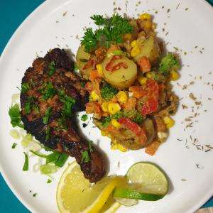 Master Chef Indonesia Season 11 |Audition Jakarta | Jamaica Jerk Chicken And Potatto Salad With Salted Egg Sauce. #onlineauditionmci11