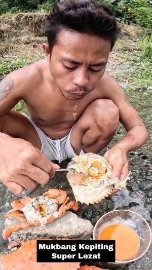 Mukbang Kepiting Super Lezat  #Mukbang 