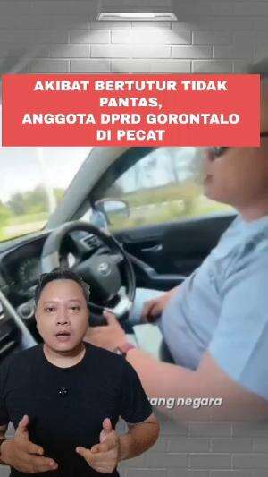 Sosok Wahyudin Moridu anggota DPRD Gorontalo yang di pecat karena bertutur tidak pantas #wahyudinmoridu #DPRD #Gorontalo 