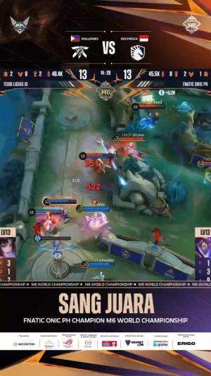 Kemenangan Fnatic Onic PH di M6 #mlbbcreator  #mlbb  #fnaticonicph 