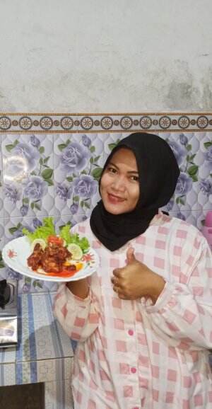 Dapur unyu-unyu menuju impian, chicken bum red. dedikasi to my family