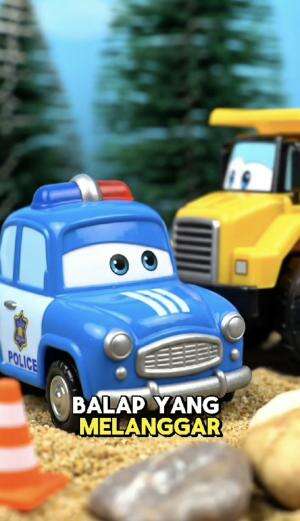 KEREN‼️ Mobil Polisi Kejar Penjahat, Dumptruk Angkut Pasir Raksasa!  #MainanAnak
#CeritaMainan
#MobilPolisiMainan
#DumptrukMainan
#Petualang