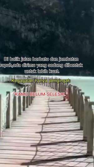 Kegagalan bukan akhir, tapi jembatan menuju versi dirimu yang lebih baik.
#BangkitLagi
#VersiTerbaikDiri
#MotivasiHidup
#fypシ゚viral 